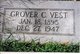  Grover Cleveland Vest