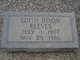  Edith <I>Dixon</I> Reeves