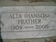 Alta Rosella <I>Hanson</I> Prather