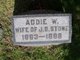  Addie W. <I>Lebaron</I> Stone