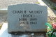  Charlie “Dock” Mulkey