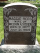 Magdalena “Maggie” <I>Rees</I> Yoder