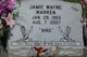  Jamie Wayne “BIRD” Warren