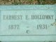  Earnest E. Holloway