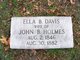  Ella B. <I>Davis</I> Holmes