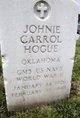  Johnie Carrol Hogue