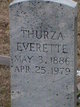  Thurza Everette