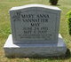  Mary Anna <I>Vannatter</I> May