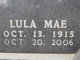 Lula Mae Gunter Fuller Photo