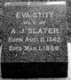  Eva <I>Stitt</I> Slater