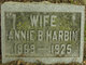  Annie Barbara <I>Klineman</I> Harbin