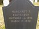  Margaret S. Stevenson