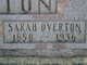  Sarah <I>Overton</I> Barton