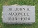 Dr John Harrell Maxwell