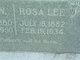  Rosa Lee “Rosie” <I>Kennedy</I> Teal