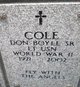 Don Boyle Cole Sr. Photo
