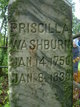  Priscilla <I>Jones</I> Washburn