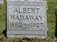  Albert Hadaway