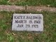  Katherine “Kate” <I>English</I> Baldwin