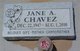  Jane A. <I>Shryack</I> Chavez