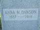 Anna Matilda “Annie” <I>Dawson</I> Dawson