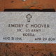 PFC Emory Clifton Hoover