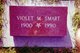  Violet May <I>Volker</I> Smart