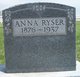  Anna <I>Schweitzer</I> Ryser