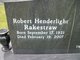  Robert Henderlight Rakestraw
