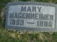  Mary <I>Miller</I> Magenheimer