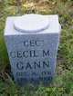  Cecil Marion “Cec” Gann