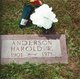  Harold W Anderson