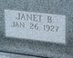  Janet Emogene <I>Barker</I> Hood