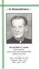 Rev Robert Arthur Connors