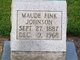  Maude <I>Fink</I> Johnson