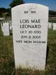  Lois Mae Leonard