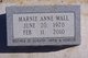  Marnie Ann <I>Stockton</I> Wall