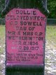  Dollie <I>Wetherington</I> Sowell