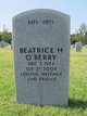  Beatrice H. O'Berry
