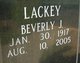 Beverly J Lackey Photo