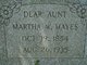  Martha Washington Mayes