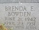  Brenda Eloise Bowden