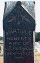  Martha Elizabeth <I>Roberts</I> Rothrock