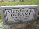  Victoria E <I>Jackson</I> Durant
