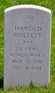  Harold Hollett