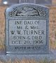  Infant Daughter Turner