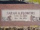  Sarah Amanda “Sadie” <I>King</I> Flowers