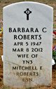  Barbara Ann <I>Carlson</I> Roberts