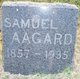 Profile photo:  Samuel Aagard