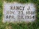  Nancy Jane <I>McClure</I> Blomquist